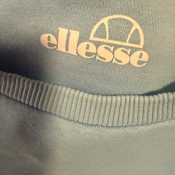 Ellesse Blue Retro Sweatshirt with Stripe Design XL - Picture 7 of 8